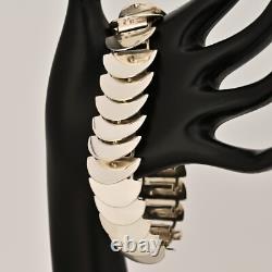 BRACELET VINTAGE ORIGINAL EN ARGENT STERLING DE L'HÉRITAGE GEORG JENSEN STYLE ASTRID FOG