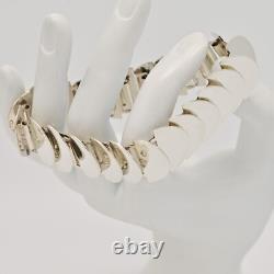 BRACELET VINTAGE ORIGINAL EN ARGENT STERLING DE L'HÉRITAGE GEORG JENSEN STYLE ASTRID FOG