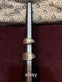 Bague cuillère en argent sterling, lot de 3 bagues tailles 8, 8 et 10, ajustables