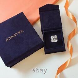 Bague de cocktail en corail synthétique vintage 925 en argent sterling Magnifique bijou pour femmes