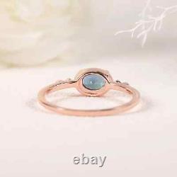 Bague de fiançailles vintage en alexandrite en argent sterling 925 pour les anniversaires de juin
