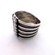 Bague En Argent Sterling 925 Vintage Magnifique, Bijoux Rares, Fabriquée à La Main En Italie, Fleurs