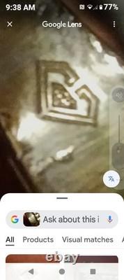 Bague vintage en argent sterling 925, 7 diamants en grappe et plaquage or bicolore