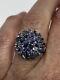 Bague Vintage En Tanzanite, Argent Sterling 925, Pierres Authentiques 5