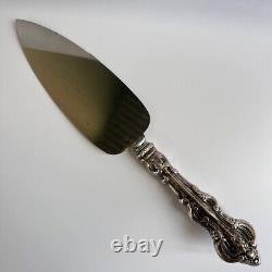 Belle spatule à gâteau en argent sterling 925 avec manche de collection vintage