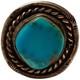 Belles Bagues Vintage En Argent Sterling Avec Turquoise Kingman Navajo 6.10