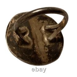 Belles bagues vintage en argent sterling avec turquoise Kingman navajo 6.10