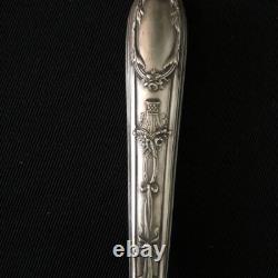 Boîte native en argent sterling vintage avec sceau fait main France 19ème siècle style Empire
