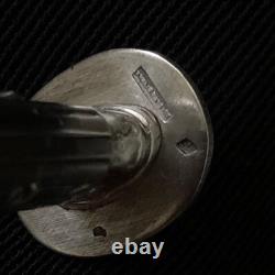 Boîte native en argent sterling vintage avec sceau fait main France 19ème siècle style Empire