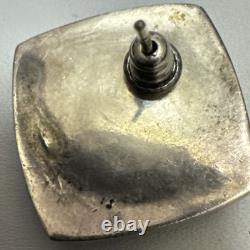 Boucles d'oreilles vintage en argent sterling