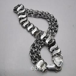 Bracelet Vintage Beautiful en Bijoux, Argent Sterling 925, Fait Main 9,34g