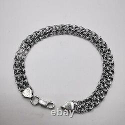 Bracelet Vintage Beautiful en Bijoux, Argent Sterling 925, Fait Main 9,34g