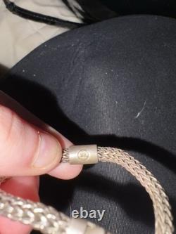 Bracelet Vintage John Hardy Petit Lapin en Argent Sterling et Or 18k