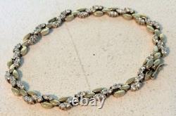 Bracelet Vintage en Argent Sterling (925) pour Femmes, Marqué 925, CZ