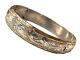 Bracelet Vintage En Argent Sterling Et En Or 10k Par Fleming's Mexico Bangle