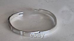 Bracelet/bracelet en argent sterling vintage 950 avec nacre - Cadeau parfait de qualité
