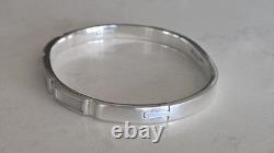 Bracelet/bracelet en argent sterling vintage 950 avec nacre - Cadeau parfait de qualité