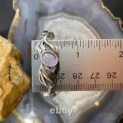 Bracelet de chaîne en argent sterling vintage Carolyn Pollack avec plusieurs pierres précieuses pour femmes