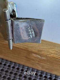 Bracelet en argent sterling vintage avec panneaux en turquoise signé 7,5 35g