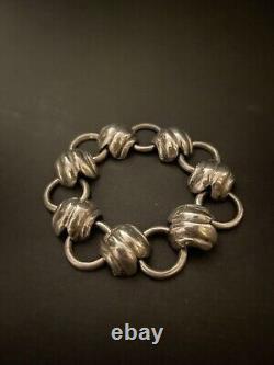 Bracelet en chaîne en argent sterling vintage