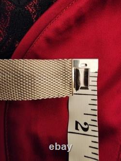 Bracelet flexible en argent moderniste élégant vintage 7