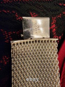 Bracelet flexible en argent moderniste élégant vintage 7