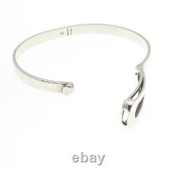 Bracelet jonc articulé moderniste vintage en argent sterling 925 KEISER 7,5