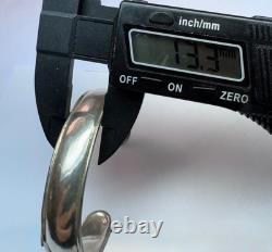 Bracelet jonc en argent sterling 925 de 6 largeurs classique vintage 29,3 g