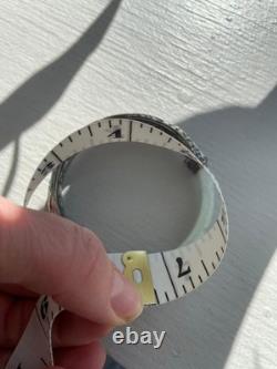 Bracelet jonc vintage en argent sterling chinois avec jade vert clair