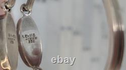 Bracelet jonc vintage en argent sterling de Taxco avec abalone, Mexique 925, ovale en abalone