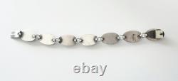 Bracelet vintage en argent sterling multi-gemme de Taxco, Mexique