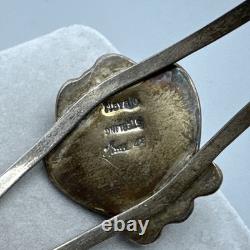 Bracelet vintage en argent sterling navajo et opale