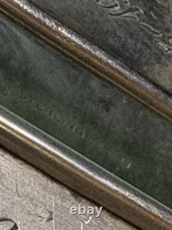 Bretelles de serviette en argent sterling Vintage Rogers Lunt Bowlen Paire Modèle 450. 36,7g