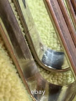 Bretelles de serviette en argent sterling Vintage Rogers Lunt Bowlen Paire Modèle 450. 36,7g