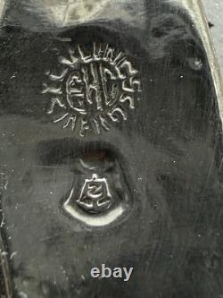 Broche en argent sterling vintage Taxco en abalone poisson EHC aigle 2 poinçon 4,87 g