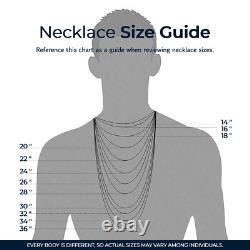 Chaîne Franco en Argent Sterling 925 1,5 mm-4 mm avec Pendentif Italien Collier 16-26