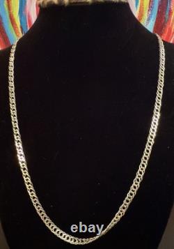 Chaîne en argent sterling 925 23 pouces 58 cm Belle et élégante ! #1752