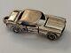 Charme Ford Mustang En Argent Sterling Roulettes Tournantes! Collectionneur Rare! Vintage