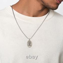 Collier Médaille Saint Christophe en Argent Sterling 925