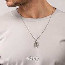 Collier Médaille Saint Christophe en Argent Sterling 925
