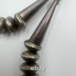 Collier Naja en argent sterling Navajo ERB avec Lapis Lazuli bleu - Ernest Roy Begay Vtg