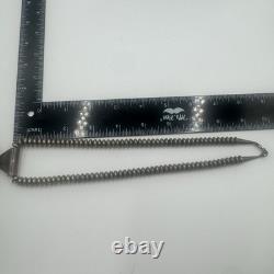 Collier Naja en argent sterling Navajo ERB avec Lapis Lazuli bleu - Ernest Roy Begay Vtg