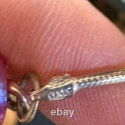 Collier Pendentif Moderniste en Argent Sterling Vintage avec Péridot et Pierre Écrite