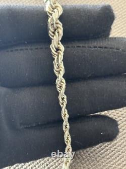 Collier Vintage Argent 925 Pendentif Jésus Bijoux Saints Orthodoxe Archange Rare