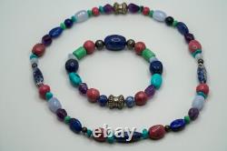 Collier Vintage Carolyn Pollack Relios Southwestern 17,25 Bracelet 8,25 JB24