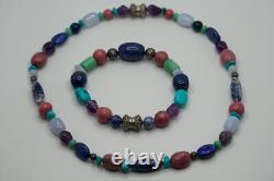 Collier Vintage Carolyn Pollack Relios Southwestern 17,25 Bracelet 8,25 JB24