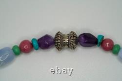 Collier Vintage Carolyn Pollack Relios Southwestern 17,25 Bracelet 8,25 JB24