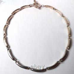 Collier Vintage Fabriqué au Mexique, Lourd pour Hommes en Argent Sterling 925, 103,6 Grammes