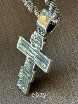 Collier Vintage Jésus Argent 925 Chaîne Pendentif Bijoux Amulette Femmes Hommes Mori