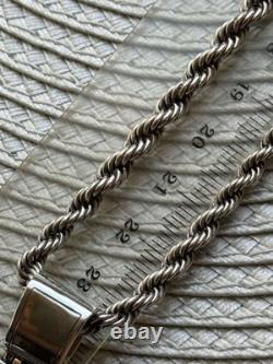 Collier Vintage Jésus Argent 925 Chaîne Pendentif Bijoux Amulette Femmes Hommes Mori